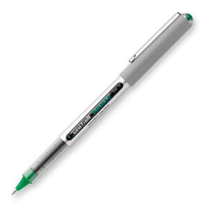 Uni-Ball Vision Rollerball Pen - 0.5 mm Pen Point Size - Green Ink - 1 Each