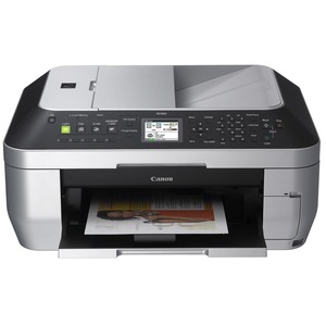 Canon PIXMA MX860 Multifunction Printer - Color Inkjet - 8.4 ppm Mono - 5.6 ppm Color - 41 Second Photo - 9600 x 2400 dpi - Fax, Copier, Scanner, Printer - USB, PictBridge - Wi-Fi - PC, Mac