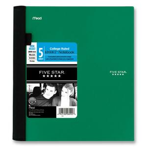 Five Star Advance 5 Subject Notebook - 200 Sheet(s) - 15lb - College Ruled - Letter 8.5" x 11" - 1 Each - White