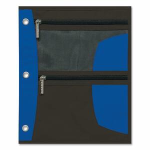 Five Star Zipper Pouch - Vinyl, Polyester - Assorted
