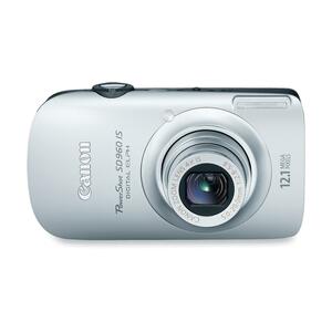 Canon PowerShot SD960 IS Point & Shoot Digital Camera - 2.8" Active Matrix TFT Color LCD - Silver - 4x - 4x Digital Zoom