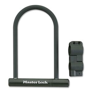 Master Lock U-Bar Padlock - Steel Body - Black