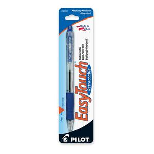 Pilot EasyTouch Retractable Ballpoint Pen - Blue Ink - 1 / Pack