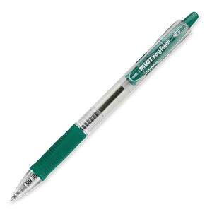 Pilot EasyTouch Retractable Ballpoint Pen - Green Ink - 1 Each