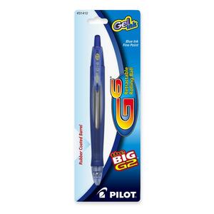 Pilot G6 Retractable Gel Pen - Blue Ink - Blue Barrel - 1 / Pack