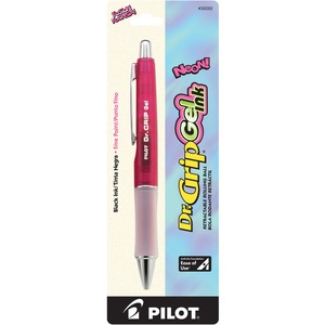 Pilot Dr. Grip Rollerball Pen - Black Ink - Ultraviolet Barrel - 1 Each