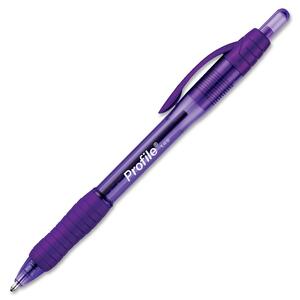 Paper Mate Profile Bold Ballpoint Pen - 1.4 mm Pen Point Size - Purple Ink - Purple Barrel - 1 Each