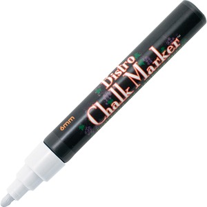 Marvy Bistro Water-based Chalk Marker - Marker Point Style: Point - Marker Point Size: 6mm - Ink Color: White - 1 / Each