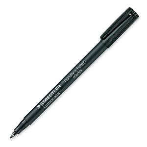 Staedtler Lumocolor Permanent Marker - Point Marker Point Style - Black Ink - 1 Each