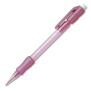 Pentel Comfort Zone Grip Mechanical Pencil - 0.7 mm Lead Size - Pink Barrel - 12 / Dozen