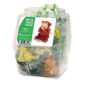 Baumgartens Wind-up Flipping Toy Display - Animal - Assorted