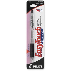 Pilot EasyTouch Retractable Ballpoint Pen - Black Ink - 1 / Pack