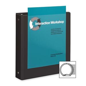 Black . Clear Cover. Clear Spine. Presentation Binder