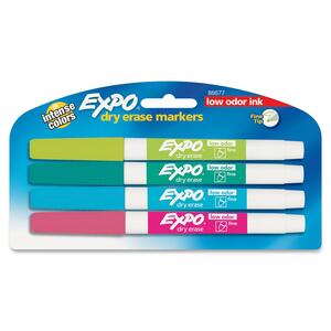 Sanford Expo 2 Dry-Erase Marker - Point Marker Point Style - Assorted Ink - 4 / Pack