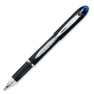 Uni-Ball Jetstream Ballpoint Pen - 1 mm Pen Point Size - Blue Ink - Blue Barrel - 1 Each