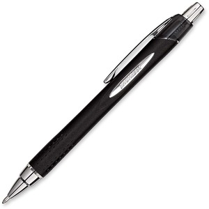 Uni-Ball Jetstream RT Rollerball Pen - 1 mm Pen Point Size - Black Ink - 1 Each