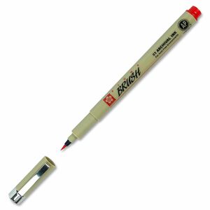 bruynzeel-sakura Brush Paint Marker - Red Ink - 1 Each