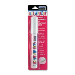 Uchida Chisel Tip Glue Marker - 1 Each - Clear