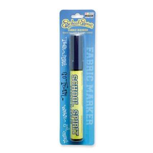 Uchida School Spirit Fabric Marker - Black Ink - 1 Pack