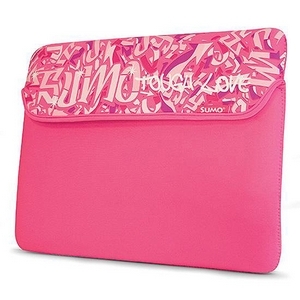 SUMO Graffiti 8.9" Netbook Sleeve - 7.75" x 10.5" x 1" - Neoprene - Pink