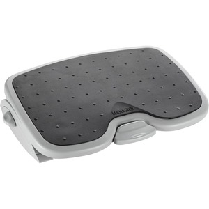 Kensington Solemate Plus Adjustable Footrest - Non-skid - 5" Adjustment - 21" x 14.19" x 5" - Platinum