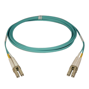 122M DUPLEX FIBER MMF LC/LC 50/125 AQUA CABLE 10GB
