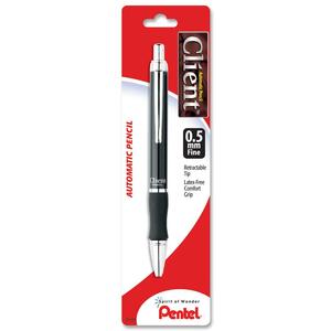Pentel Client AL905 Mechanical Pencil - 0.5 mm Lead Size - Assorted Barrel - Each