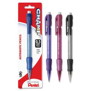 Pentel Champ AL15B Mechanical Pencil - 0.5 mm Lead Size - Red Barrel - Each