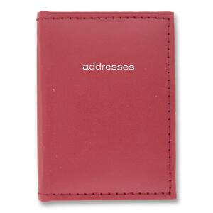 Mead Mini Telephone Address Book - 4" x 3" - Vinyl - Assorted
