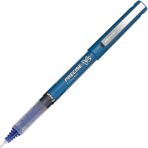 Pilot Precise V5 Rollerball Pen - Needle Pen Point Style - Blue Ink - 1 Dozen