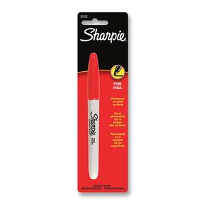 Sharpie Permanent Marker - Red Ink - 1 / Card