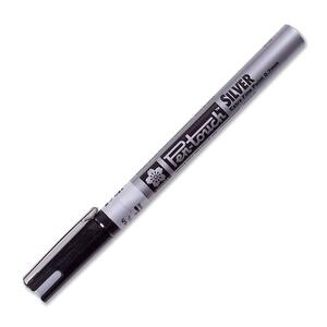 bruynzeel-sakura Pentouch Paint Marker - 0.7 mm Marker Point Size - Silver Ink - Each
