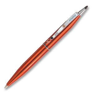 Marvy St Tropez Petite Ballpoint Pen - Black Ink - Red Barrel - 1 Each
