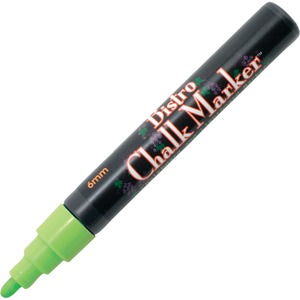 Marvy Bistro Chalk Marker - 6 mm Marker Point Size - Fluorescent Green Ink - 1 Each