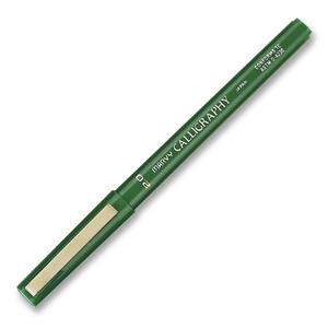 Marvy Calligraphy Marker - 2 mm Pen Point Size - Green Ink - Green Barrel - 1 Each