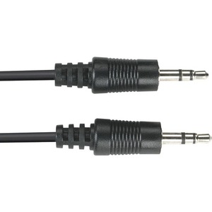 Black Box Stereo Audio Cable - Mini-phone Male Audio - Mini-phone Male Audio - 15ft