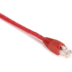 Black Box GigaBase 350 Cat.5e UTP Patch Cable - RJ-45 Male Network - RJ-45 Male Network - 15ft - Red