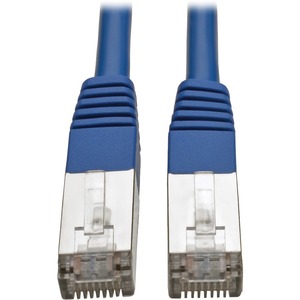Tripp Lite by Eaton Cat5e 350 MHz Molded Shielded (STP) Ethernet Cable (RJ45 M/M) PoE Blue 15 ft. (4.57 m)