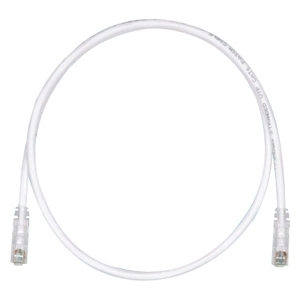 PANDUIT Cat.6 UTP Patch Cord - RJ-45 Male Network - RJ-45 Male Network - 3ft - Off-white, Clear