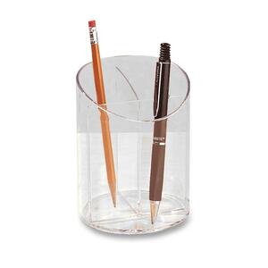 Rubbermaid Pencil Cup - Plastic - Clear