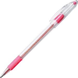 Pentel R.S.V.P. Ballpoint Pen - 1 mm Pen Point Size - Pink Ink - 1 Dozen