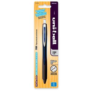 Uni-Ball Vision RT Rollerball Pen - 0.6 mm Pen Point Size - Blue Ink - 1 / CD