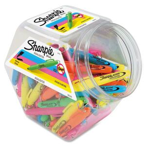 Sharpie Accent Mini Highlighter - Chisel Marker Point Style - Assorted Ink - 72 / Display Box
