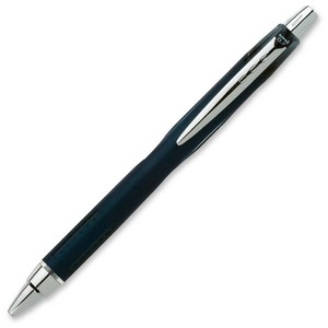 Uni-Ball Jetstream RT Rollerball Pen - 0.7 mm Pen Point Size - Black Ink - Black Barrel - 1 / CD