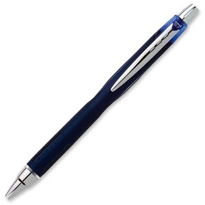 Uni-Ball Jetstream RT Rollerball Pen - 0.7 mm Pen Point Size - Blue Ink - Black Barrel - 1 / CD