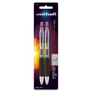 Uni-Ball 207 Gel Pen - 0.7 mm Pen Point Size - Purple Ink - 2 / Pack