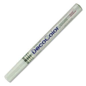 Marvy DecoColor Paint Marker - White Ink - 1 Dozen
