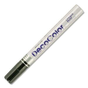 Marvy DecoColor Paint Marker - Black Ink - 1 Each