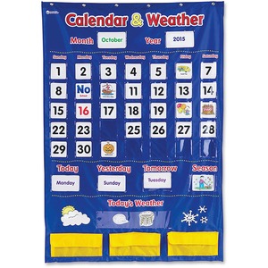Learning Resources Calendar/Weather Pocket Chart