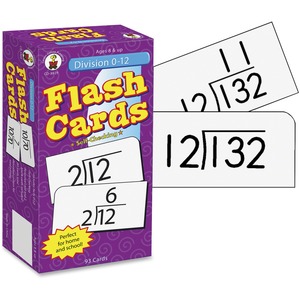 Carson_Dellosa Grades 3_5 Division 0_12 Flash Card